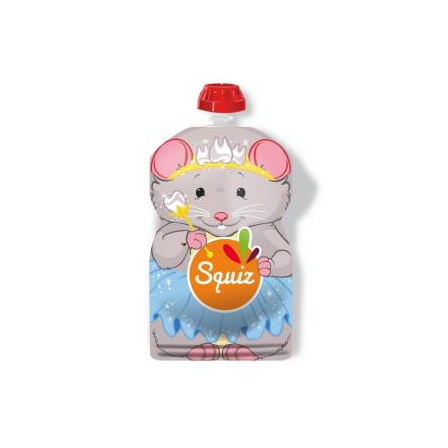 Gourde réutilisable à l'unité Souris Carnaval Squiz Gourde réutilisable à l'unité Souris Carnaval Squiz