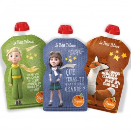 3 gourdes réutilisables Squiz le petit prince IMAGINATION