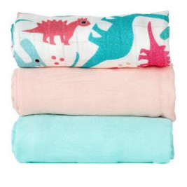Blanket lot de 3 maxi langes Tula Tulaceratops