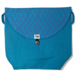Sac 3-Way-Bag Arabeske Caerula Teal de Buzzidil