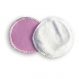 Coussinets d'allaitement lavables bambou Naturiou rose