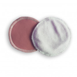 Coussinets d'allaitement lavables bambou Naturiou marron