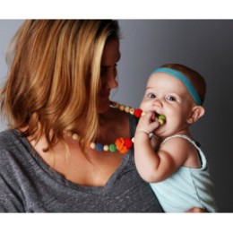 Collier portage et allaitement arc-en-ciel lumineux Kangaroocare