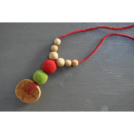 Collier portage et allaitement Kangaroocare Kangourou Bouton Série Limitée Naturiou Collier portage et allaitement Kangaroocare Kangourou Bouton Série Limitée Naturiou