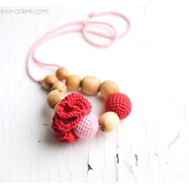 Bracelet de dentition Framboise Kangaroocare