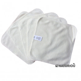 Lingettes Lavables en Bambou P'tits Dessous Lot de 5