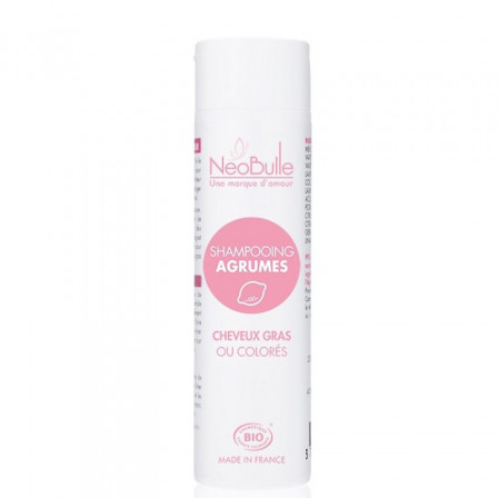 Shampoing bio Agrumes Néobulle Cheveux gras ou colorés Shampoing bio Agrumes Néobulle Cheveux gras ou colorés