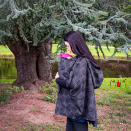 Mam Aïska Heringbone Poncho de portage Mam Aïska Heringbone Poncho de portage