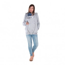 Naturiou sweat de portage et de grossesse Silver Geo Pink