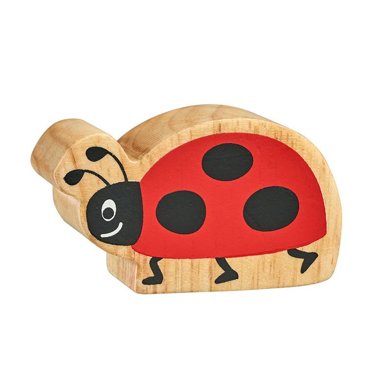 Ladybug Wooden Lanka Kade Wooden Toys Recycled Animal Figurine