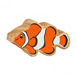 Poisson Clown en bois Lanka Kade