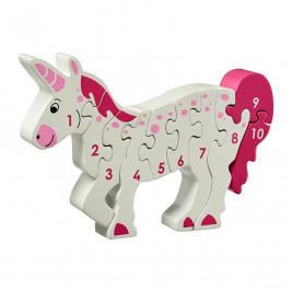 Puzzle Unicorn 1-10 wooden Lanka Kade