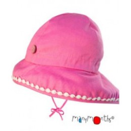 Manymonths chapeau ajustable bébé chanvre et dentelle Charmer/ Explorer 3-12/18 mois