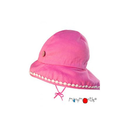 Manymonths chapeau ajustable bébé chanvre et dentelle Charmer/ Explorer 3-12/18 mois Manymonths chapeau ajustable bébé chanvre et dentelle Charmer/ Explorer 3-12/18 mois
