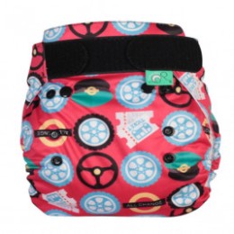 Totsbots TE2 PeeNut Wheels on the Bus - Couche lavable