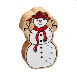 Bonhomme de neige en bois Lanka Kade