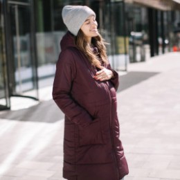 Love and Carry Manteau de portage et de grossesse V2 Marsala