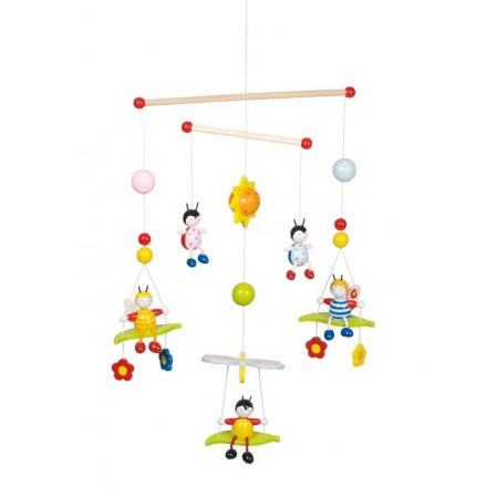 Goki Mobile Papillons en Bois