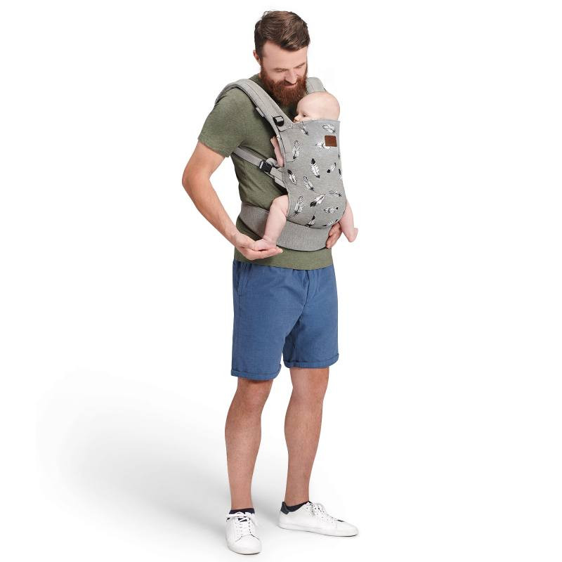 Kinderkraft Milo Gris Porte Bebe Physiologique