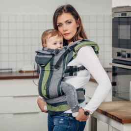 Lennylamb Babysize Smoky Lime - Porte-bébé
