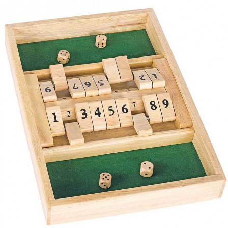 Goki Shut the Box (Double) - Jeu de société en bois Goki Shut the Box (Double) - Jeu de société en bois