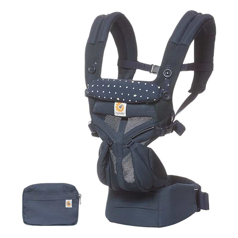 Ergobaby Omni 360 Cool Air Mesh Navy Star baby carrier 4 Positions