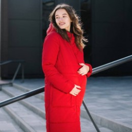 Love and Carry Manteau de portage et de grossesse V2 Rouge