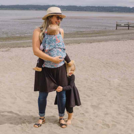 Fidella Melting Sea Anchor maritime blue (Size Baby) - baby carrier