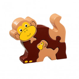 Puzzle Panda and baby wooden Lanka Kade
