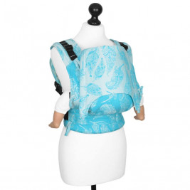 Fidella Fusion Feather Rain Scuba Bleu (Size Baby) - baby carrier