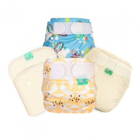 Totsbots Pack d'essai couches lavables pour les nouveaux-nés - Tiny Baby Trial Kit Totsbots Pack d'essai couches lavables pour les nouveaux-nés - Tiny Baby Trial Kit