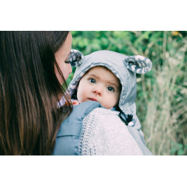 Universal baby carrier cover - LucKy Grey star