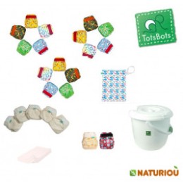 Totsbots Pack complet couches lavables de la naissance à la propreté