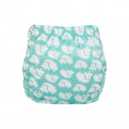 Totsbots PeeNut TE2 Rainplops couche lavable Hedgehug Taille 2