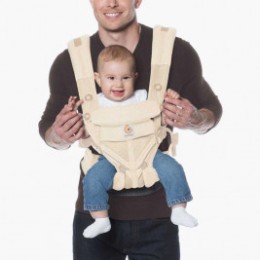 Ergobaby Omni 360 Cool Air Mesh Naturel - Porte-bébé Évolutif 4 Positions