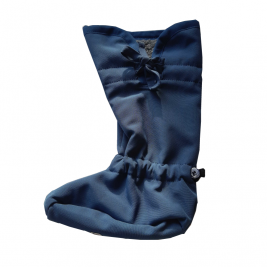 Manymonths chaussons de portage Booties Softshell Cosmos Blue / Rock Grey