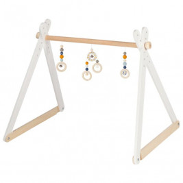 Baby gym and playtrainer, red Heimess