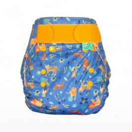 Totsbots Peenut wrap Size 2 Cobalt Big Cats