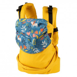 Porte-bébé Easy Emeibaby Babysize Cats Yellow