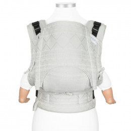 Fidella Fusion Porte-bébé Cubic Lines gris pâle - Taille Bébé