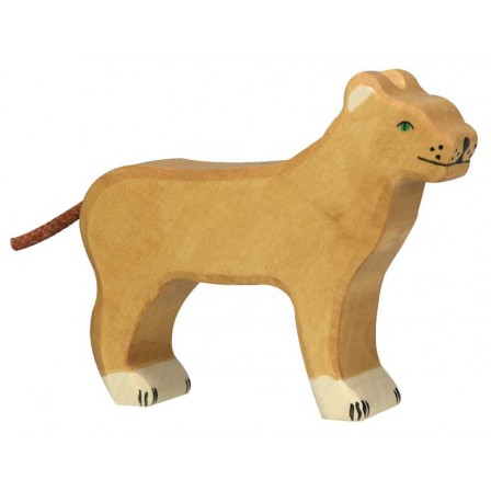 Lionne en bois Holztiger Lionne en bois Holztiger