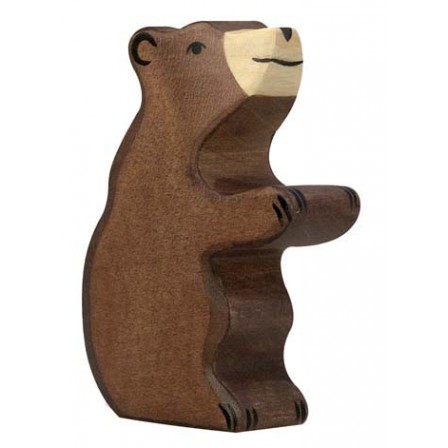 Ourson brun en bois Holztiger Ourson brun en bois Holztiger