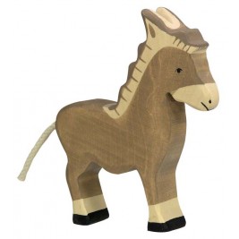 Vache debout noire Holztiger