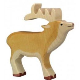 Cerf en bois Holztiger