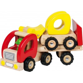 Camion-poubelle en bois par Goki