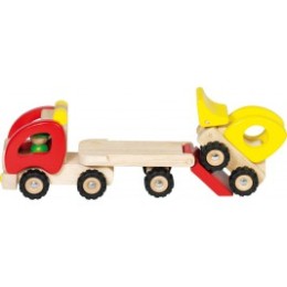 Camion-poubelle en bois par Goki