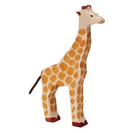 Vache debout noire Holztiger