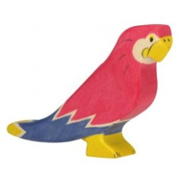 Perroquet en bois Holztiger