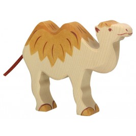 Vache debout noire Holztiger