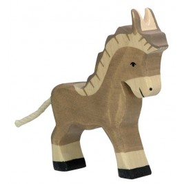 Vache debout noire Holztiger